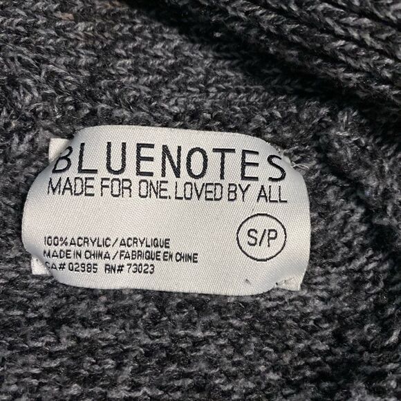 Bluenotes Canada Grey Button up Cardigan Sweater (small) - Picture 4 of 11